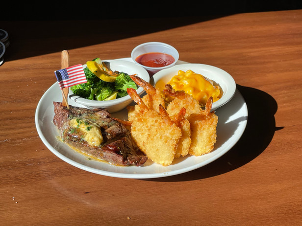 Steak and Shrimp